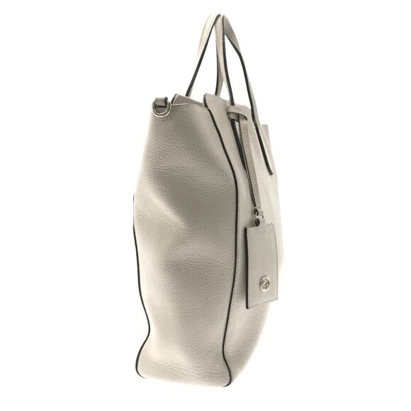 Auth GUCCI Swing 368824 White Leather Handbag - Picture 2 of 16